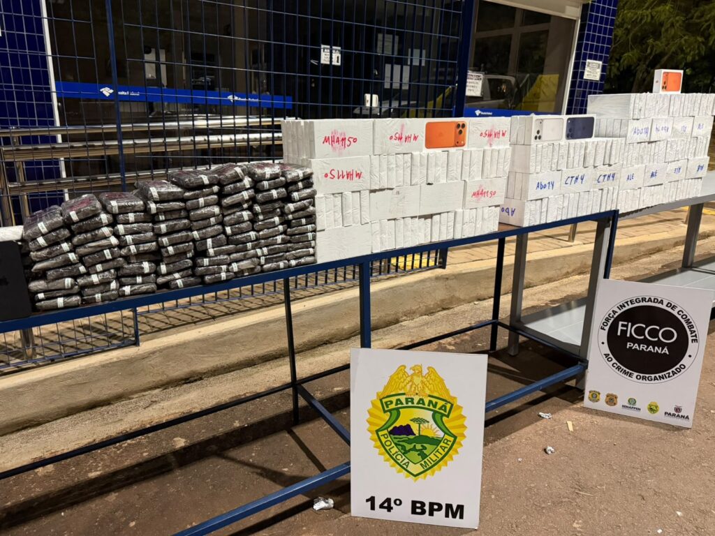 PMPR apreende 468 celulares avaliados em mais de R$ 2,5 milhões em Foz do Iguaçu