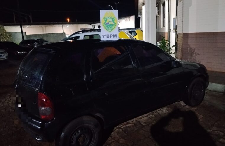CARRO COM ALERTA DE FURTO EM CIANORTE É RECUPERADO EM RANCHO ALEGRE DO OESTE