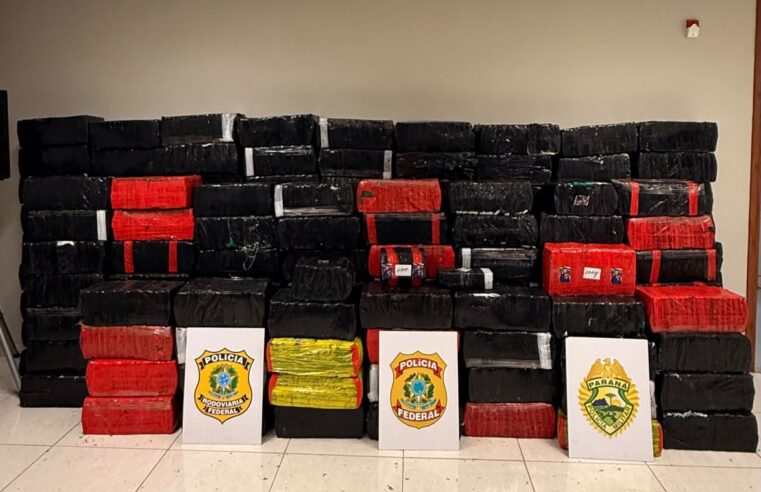 Caminhão é apreendido com quase 4 toneladas de maconha durante ação conjunta na BR-369