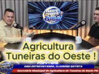 FRENTE A FRENTE COM GIBA: CLAUDINEI BATISTA, SECRETÁRIO DE AGRICULTURA DE TUNEIRAS DO OESTE
