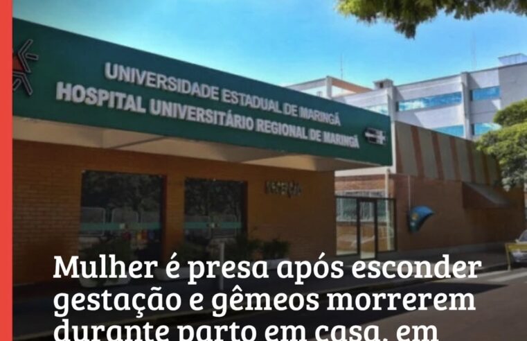 Mulher de 19 anos é presa após morte de gêmeos recém-nascidos em Nova Esperança