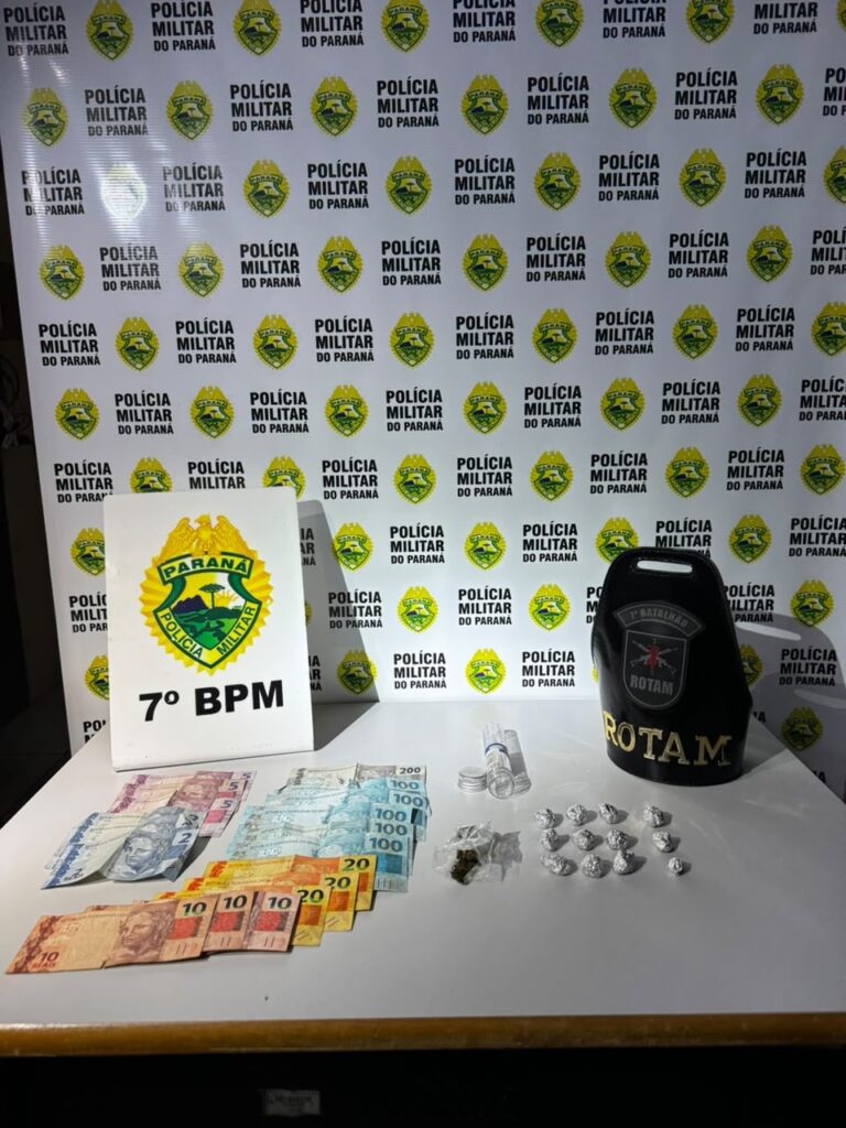 Operação OMNIS: ROTAM apreende drogas e encaminha dois suspeitos por tráfico em Cruzeiro do Oeste Operação OMNIS: ROTAM apreende drogas e encaminha dois suspeitos por tráfico em Cruzeiro do Oeste
