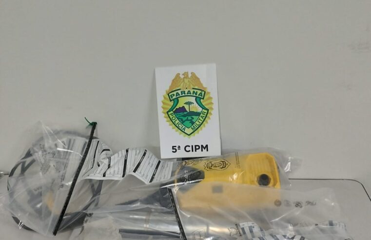Homem é preso após ser flagrado com objetos furtados de empresa em Cianorte