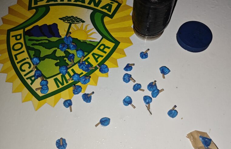 Homem é preso após fuga em alta velocidade e apreensão de cocaína em Cianorte