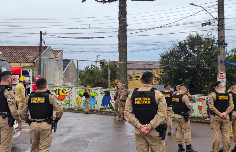 BOPE recebe aplausos após ocorrência com 13 crianças reféns em CMEI de Curitiba