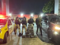 Perseguição na PR-323 termina com suspeito morto e apreensão de 236 kg de maconha em Jussara