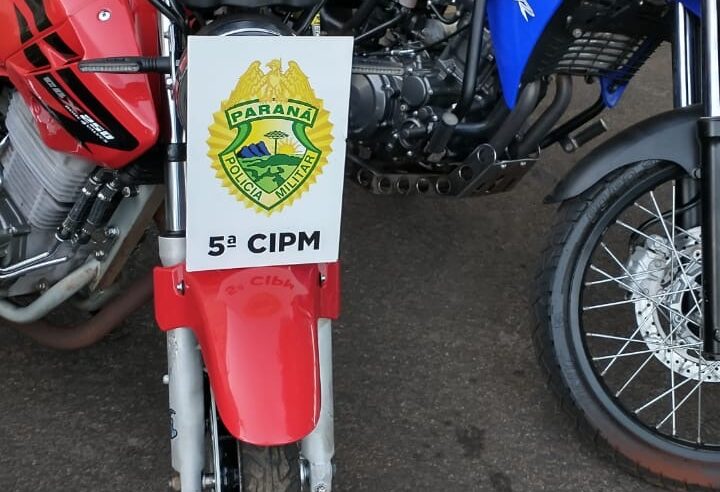 Polícia apreende duas motocicletas com irregularidades durante fiscalização em Jussara