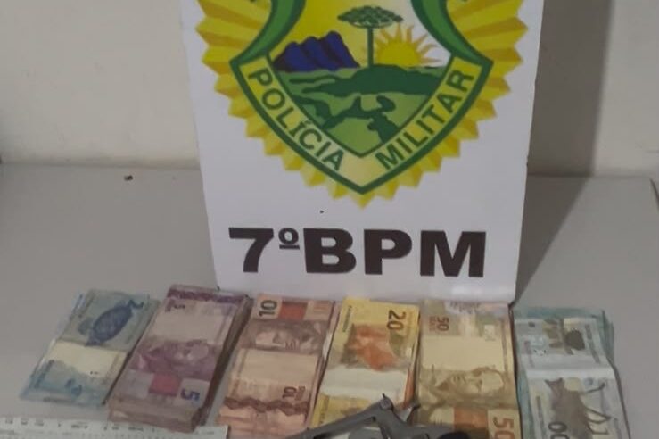 Homem é preso com revólver calibre .357 durante abordagem da PM em Moreira Sales