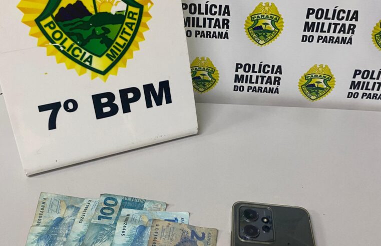 Homem é preso após arrombar escritório paroquial e furtar celular e dinheiro em Cruzeiro do Oeste