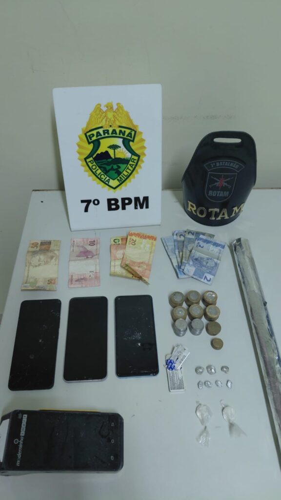 Homem é preso com crack, cocaína e materiais para preparo de drogas em Cidade Gaúcha Homem é preso com crack, cocaína e materiais para preparo de drogas em Cidade Gaúcha