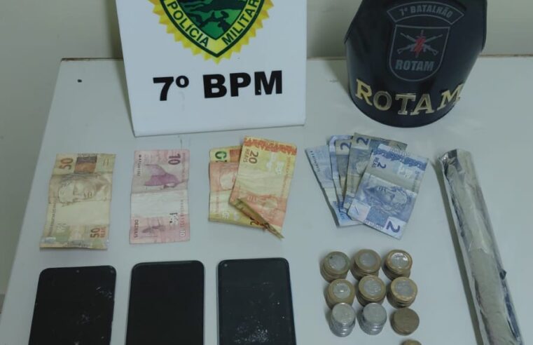 Homem é preso com crack, cocaína e materiais para preparo de drogas em Cidade Gaúcha
