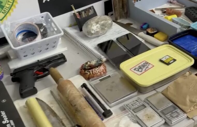 PM prende homem e apreende drogas e materiais para tráfico em Curitiba