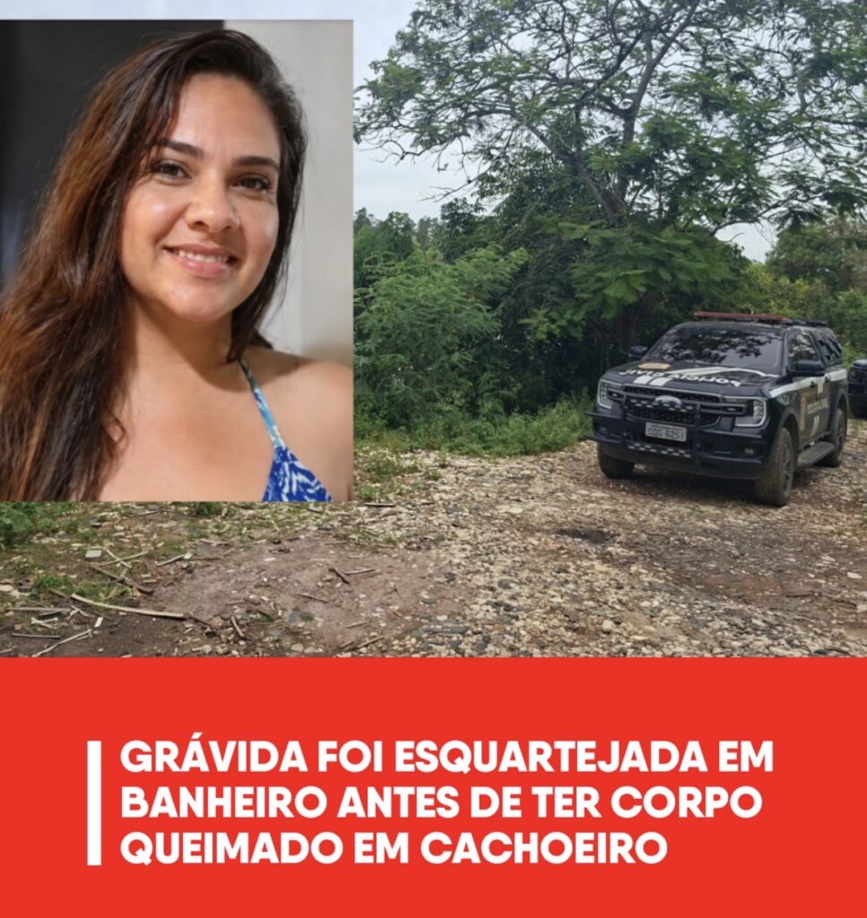 Grávida de quatro meses, mulher de 29 anos foi morta e teve corpo esquartejado e queimado, aponta investigação Grávida de quatro meses, mulher de 29 anos foi morta e teve corpo esquartejado e queimado, aponta investigação