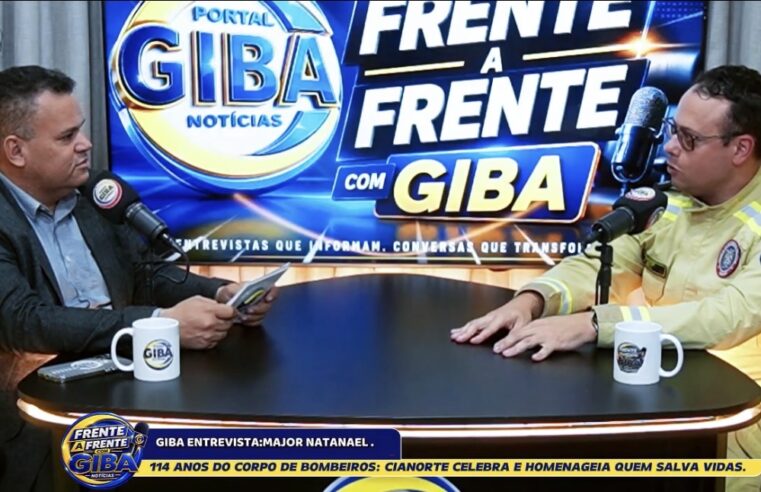 GIBA ENTREVISTANDO MAJOR NATANAEL