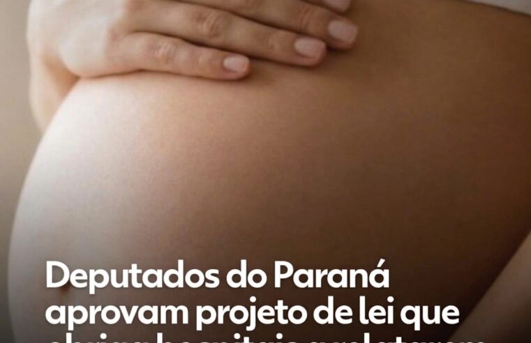 PARANÁ: DEPUTADOS APROVAM PROJETO QUE OBRIGA HOSPITAIS A INFORMAR DADOS SOBRE ABORTOS