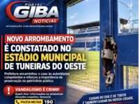 Novo arrombamento é constatado no Estádio Municipal de Tuneiras do Oeste