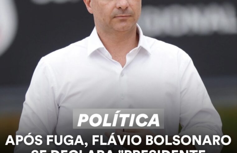Flávio Bolsonaro chega aos EUA e se declara “presidente eleito” após derrota para Lula