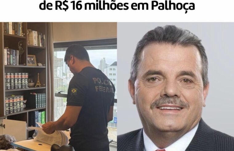 PF investiga fraude de R$ 16 milhões em previdência de servidores em SC; vereador está entre os alvos