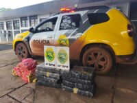 Perseguição termina com apreensão de 130 quilos de maconha e prisão de suspeito em Maringá